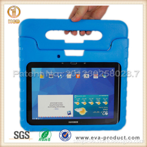 Handle design EVA foam waterproof case for samsung galaxy note 10.1 2014